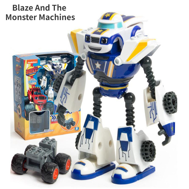 Blaze e as máquinas monstro anime figura de ação monstro anime deformado  modelo de carro modelo de plástico robô anime jogo criança presente -  AliExpress